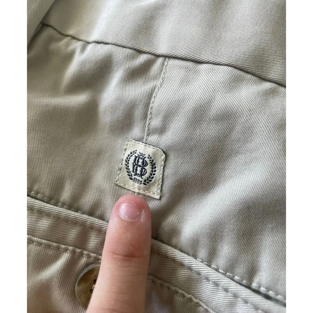 Blue Harbour Chino Pants Mens 35x30 Beige Cotton Coastal Classic Casual Khaki
